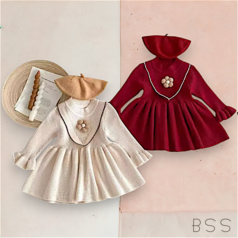Vestido Infantil Tricot Velvet