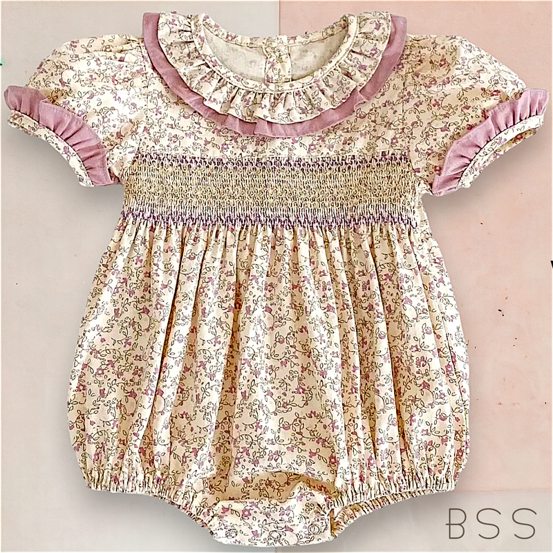 Romper Verão Floral  Casinha de Abelhas