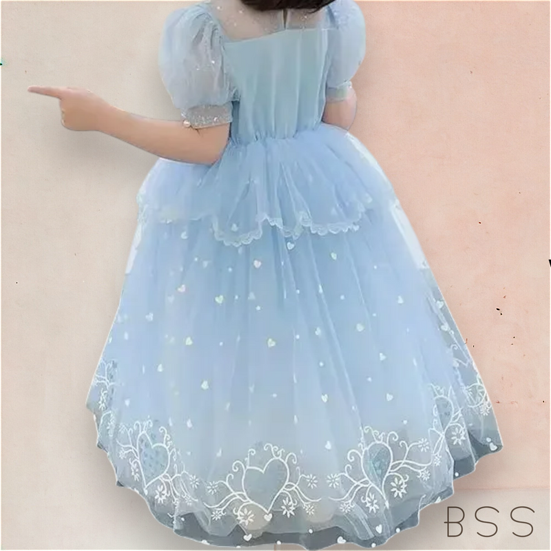 Vestido Infantil Princesa Cinderela