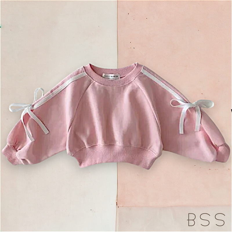 Conjunto Infantil Inverno Moletom com Laços