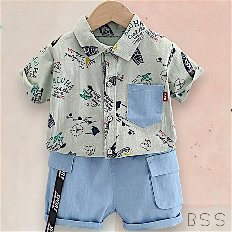 Conjunto Infantil Verão Bali