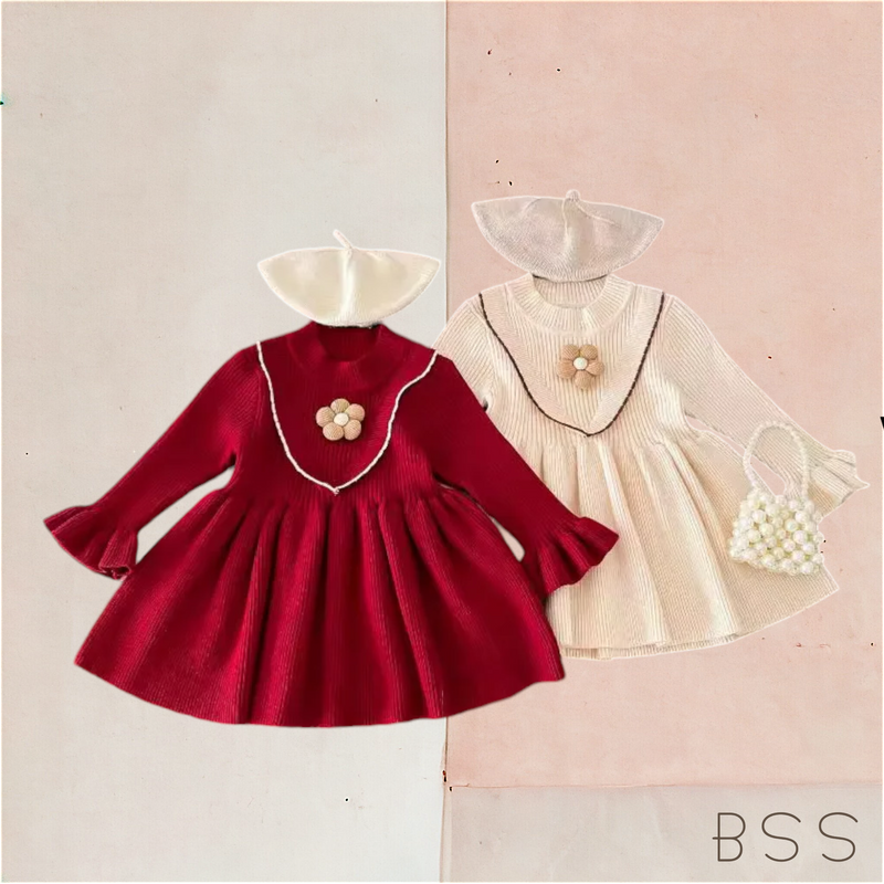 Vestido Infantil Tricot Velvet