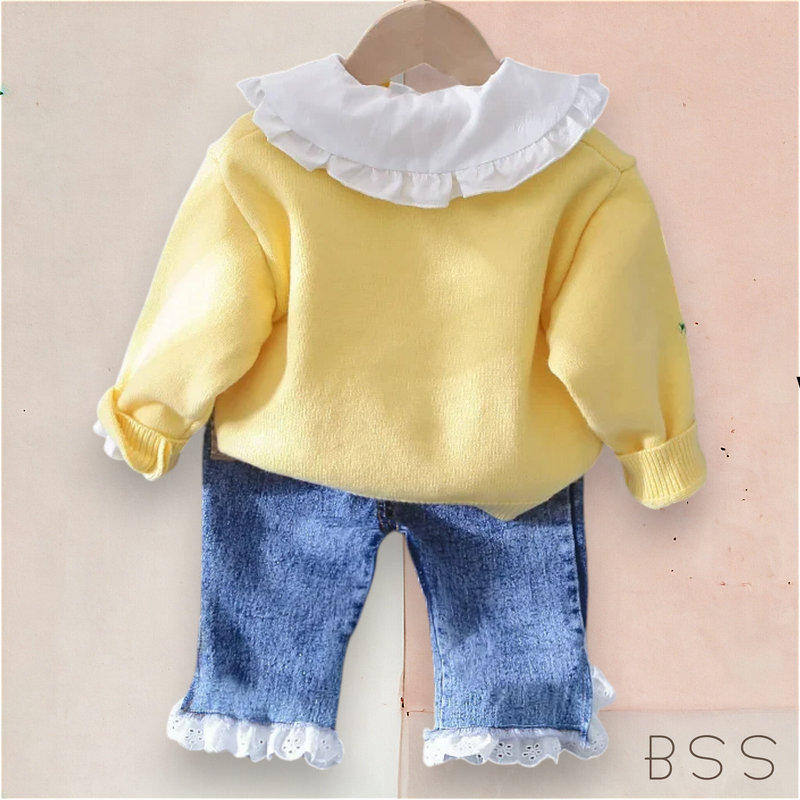 Conjunto Infantil Girassol 3pcs