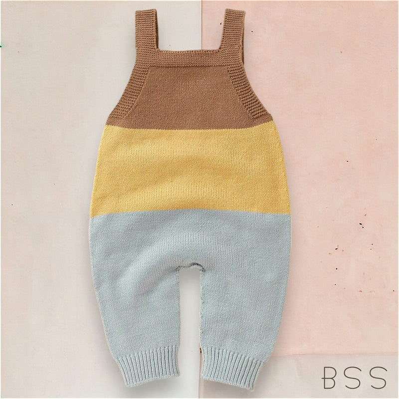Macacão em Tricot com Listras Harry