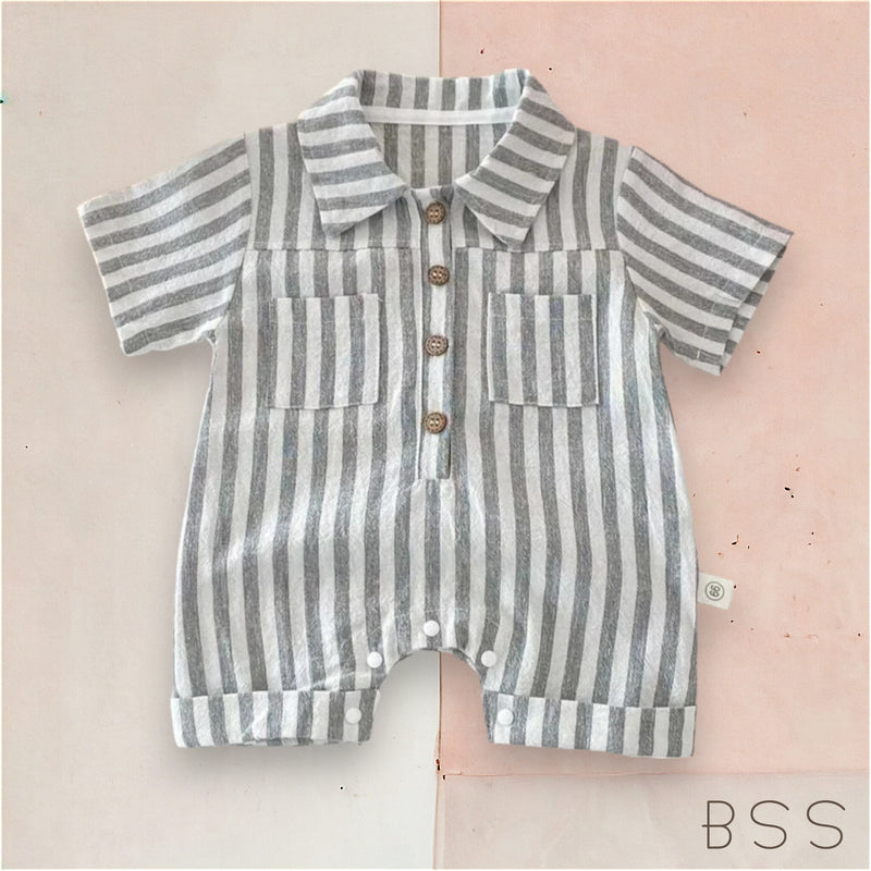 Romper Listrado Minimalista Mike