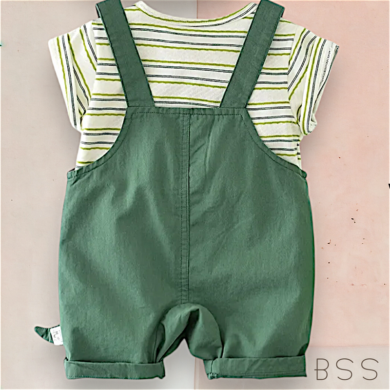 Conjunto Infantil Macacão Dinossauro