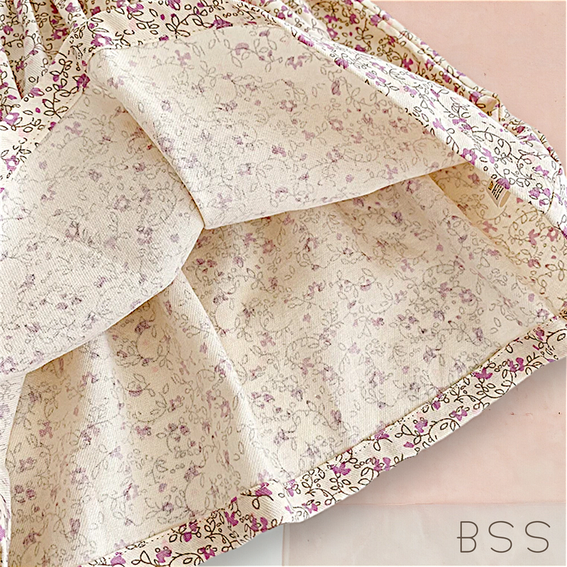 Vestido Infantil Verão Floral Casinha de Abelhas