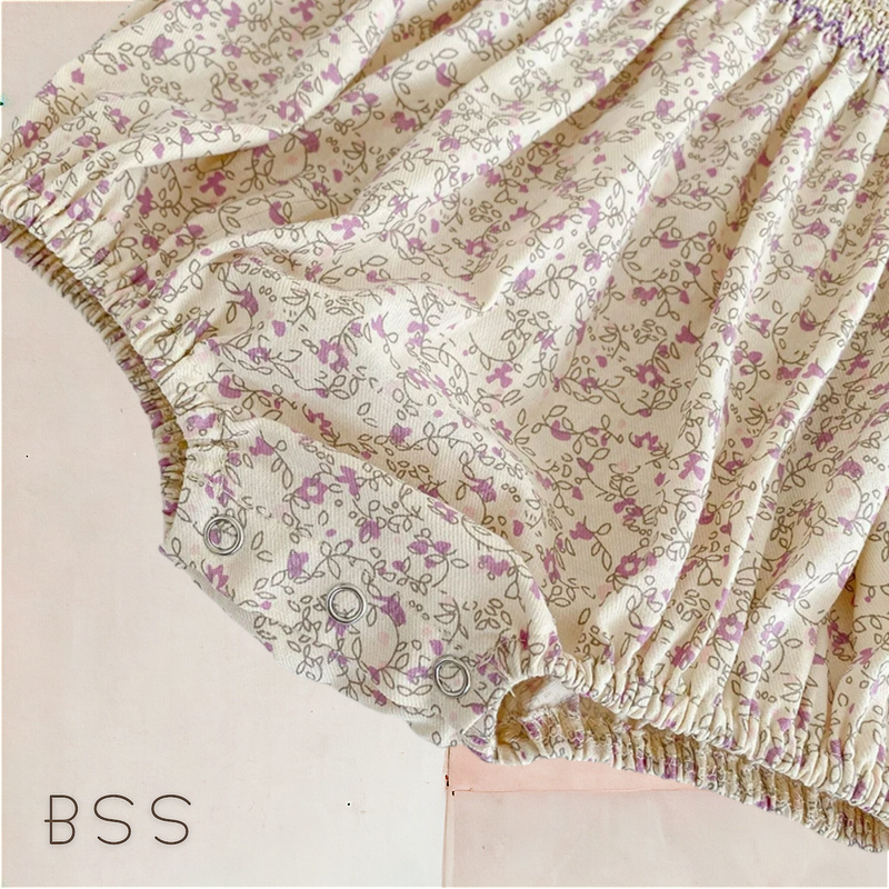 Romper Verão Floral  Casinha de Abelhas