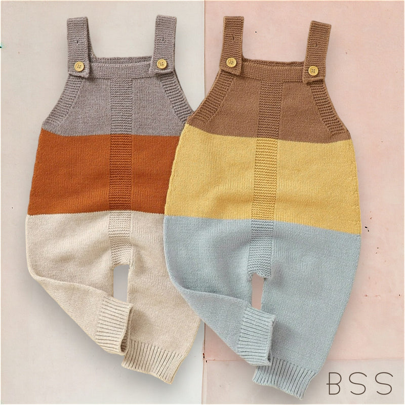 Macacão em Tricot com Listras Harry