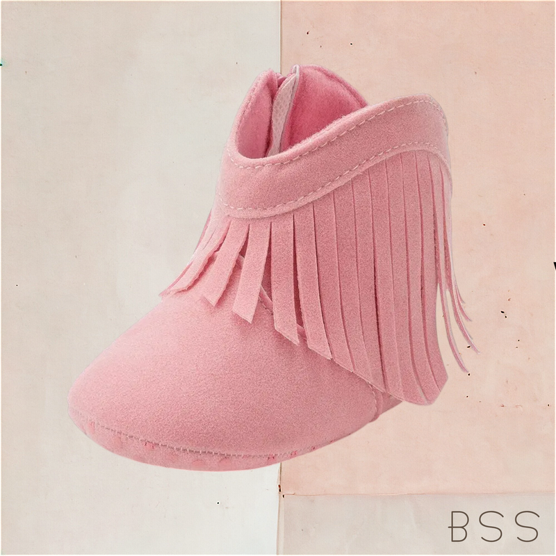 Bota Infantil Bebê com Franjas