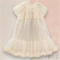 Vestido Infantil Festa Bordado Paetê