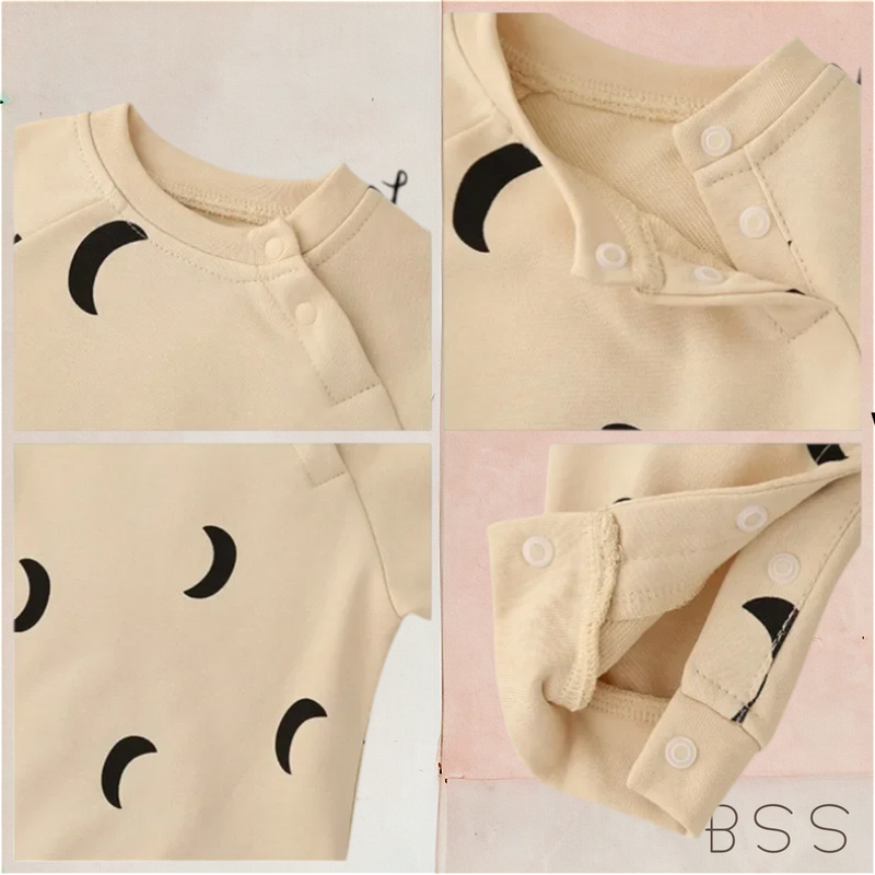 Macacão Infantil Minimalista Inverno Lua