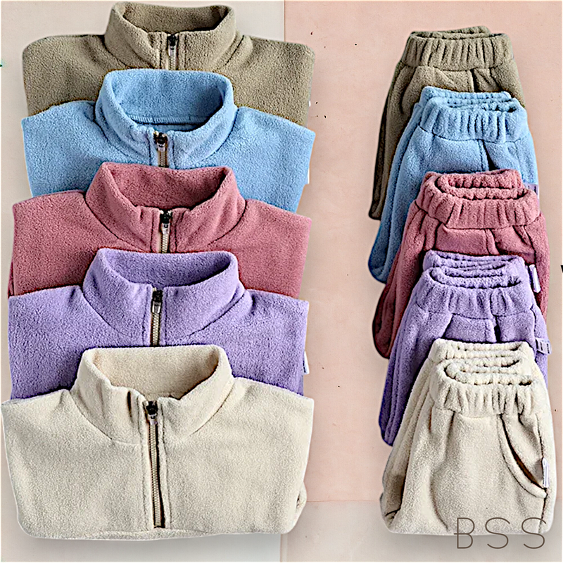 Conjunto Infantil Inverno Moletom com Zíper