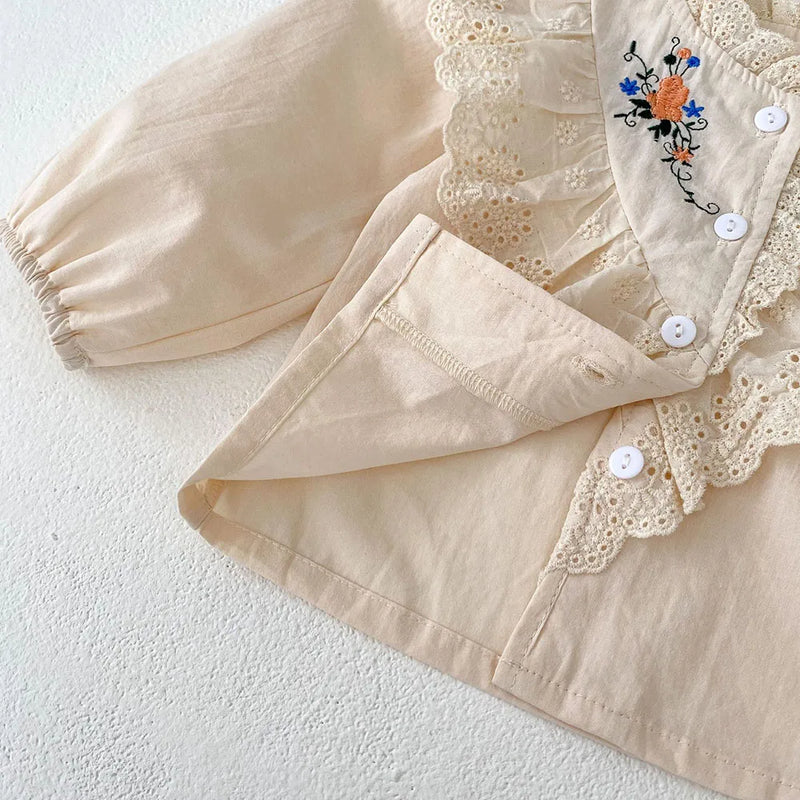 Conjunto Infantil Bordado Lena