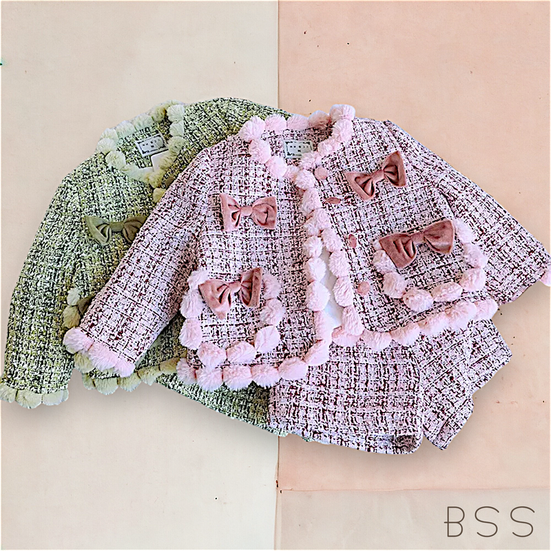 Conjunto Infantil Inverno com Laços