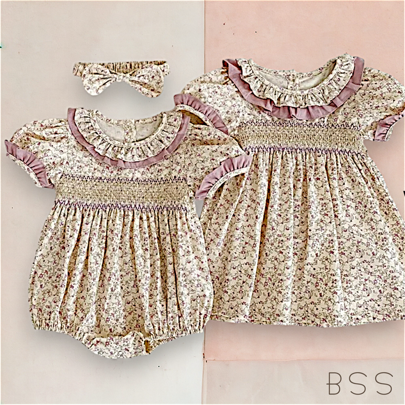 Vestido Infantil Verão Floral Casinha de Abelhas