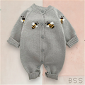 Macacão Infantil Tricot Inverno Animais