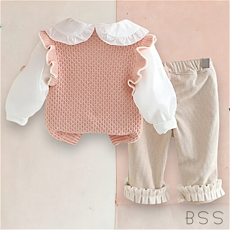 Conjunto Infantil com Bolso Coelho