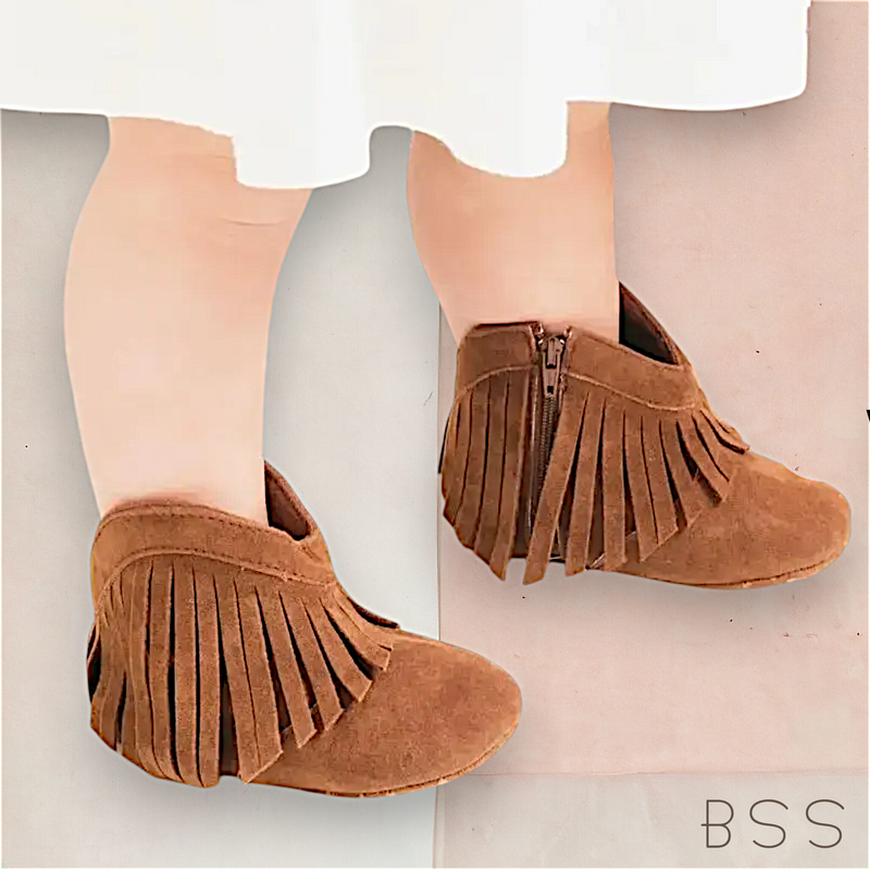 Bota Infantil Bebê com Franjas