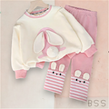 Conjunto Infantil  Moletom Coelho