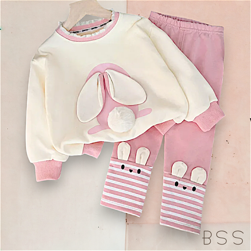 Conjunto Infantil  Moletom Coelho