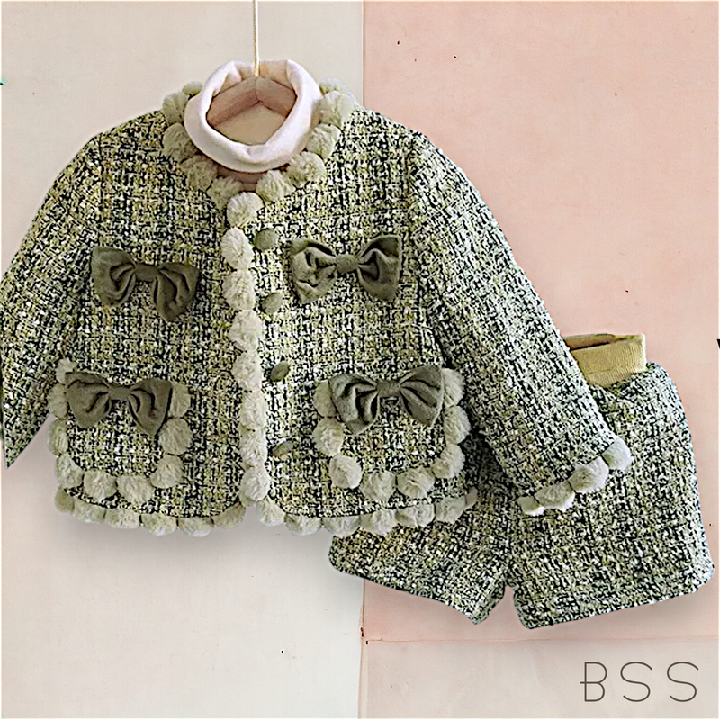 Conjunto Infantil Inverno com Laços