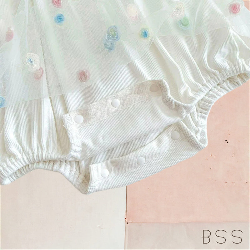 Romper Dot Flower