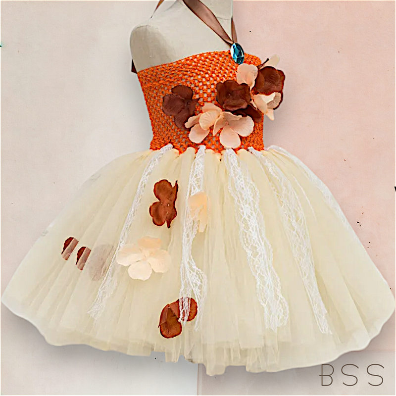 Vestido Infantil Princesa Moana