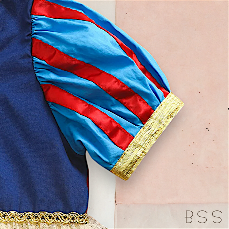 Vestido Infantil Princesa Branca de Neve