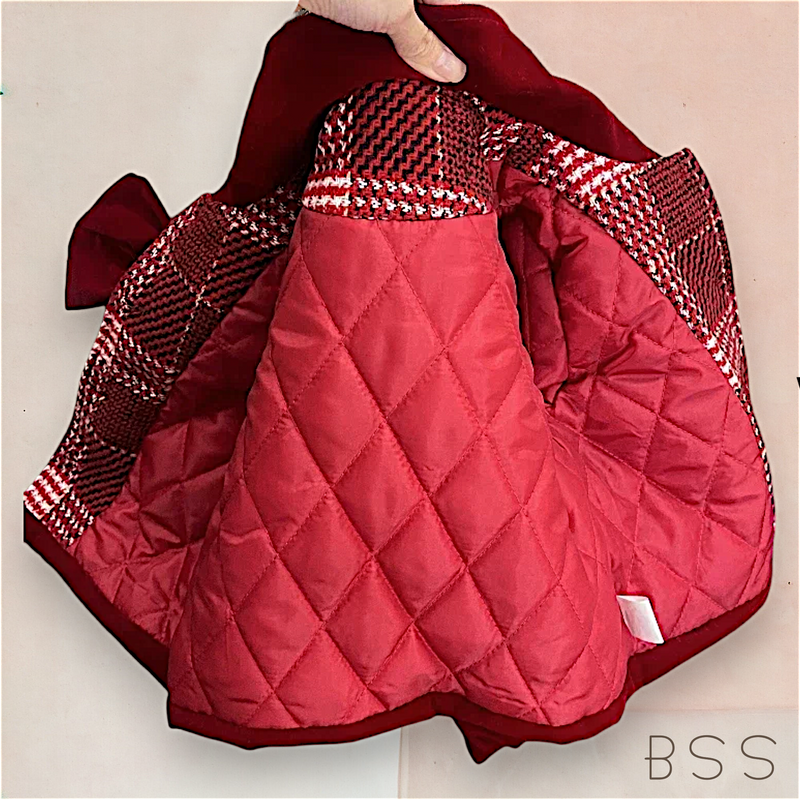 Conjunto Infantil Inverno Xadrez