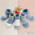 5 Pares Meias Infantis Coloridas
