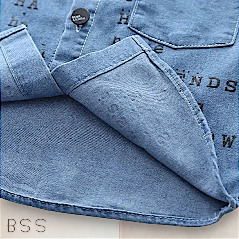 Conjunto Infantil Jeans Verão Max