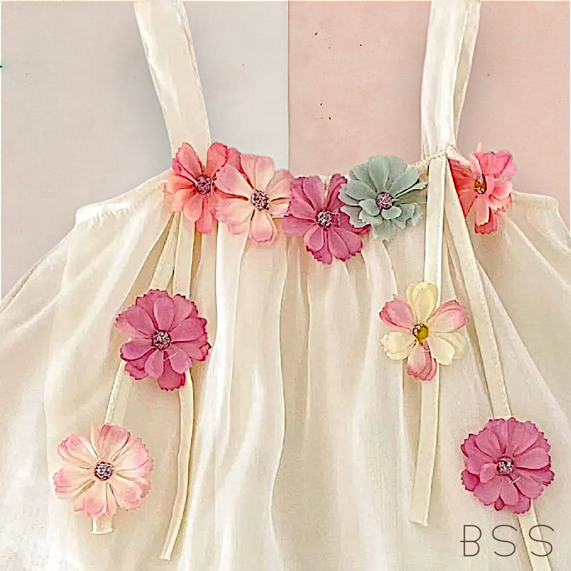 Romper Flores Jardim Encantado