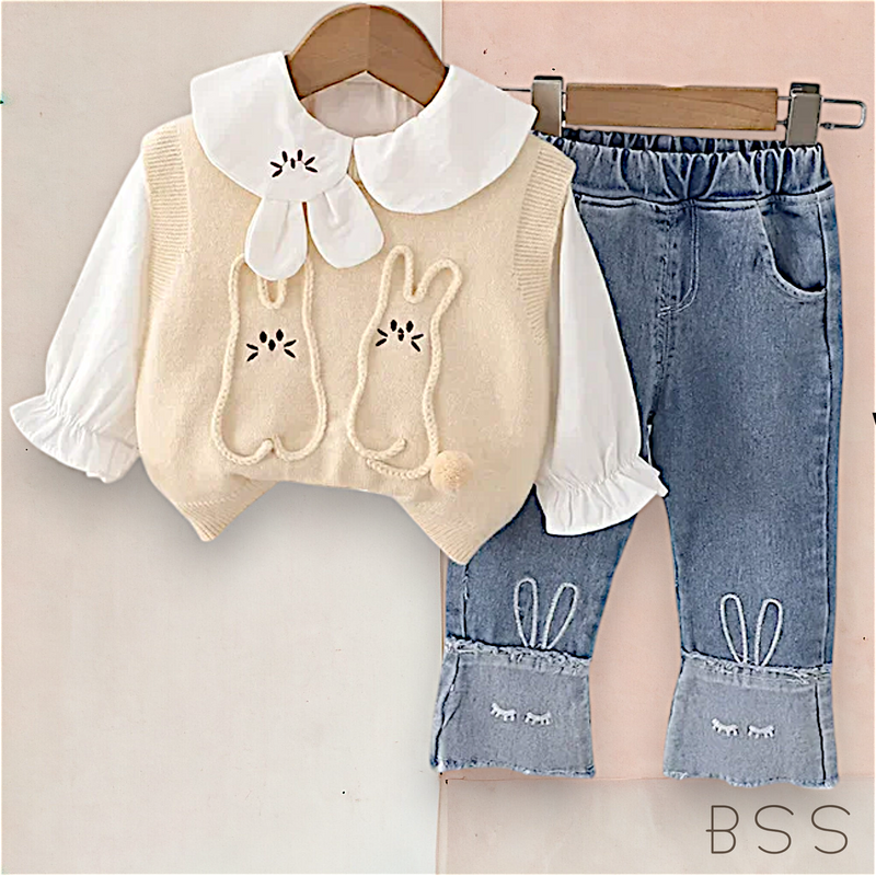 Conjunto Infantil 3Pcs Coelho