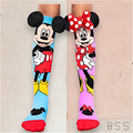 Meia Maluca Infantil Mickey e Minnie