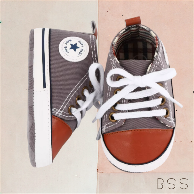 Bota Infantil Bebê Canvas Star