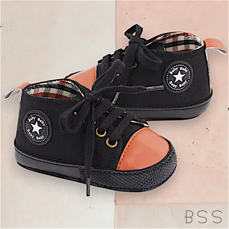 Bota Infantil Bebê Canvas Star
