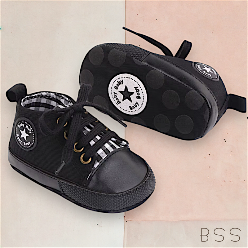 Bota Infantil Bebê Canvas Star