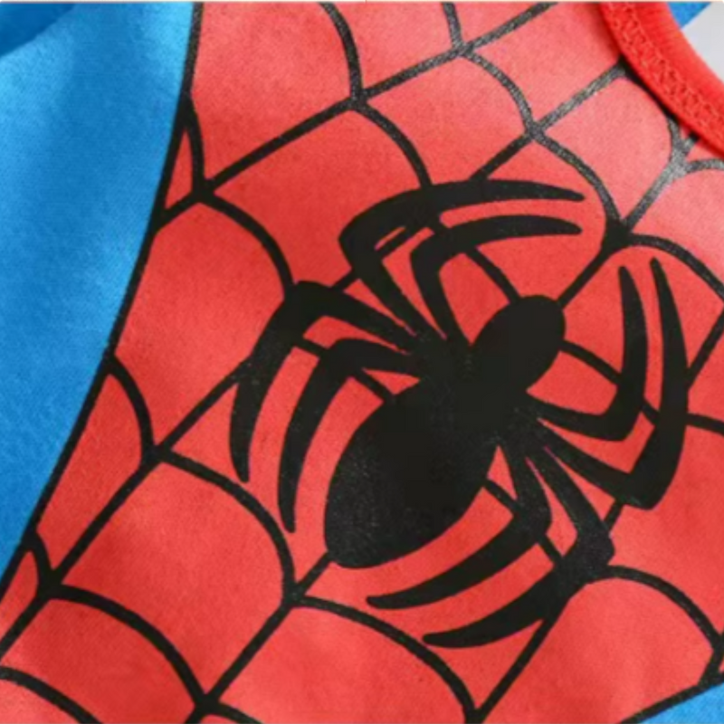 Romper Fantasia Homem Aranha Bebê