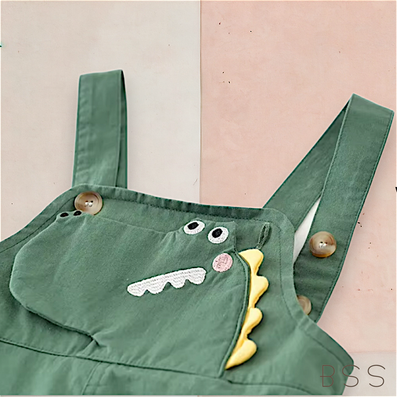 Conjunto Infantil Macacão Dinossauro