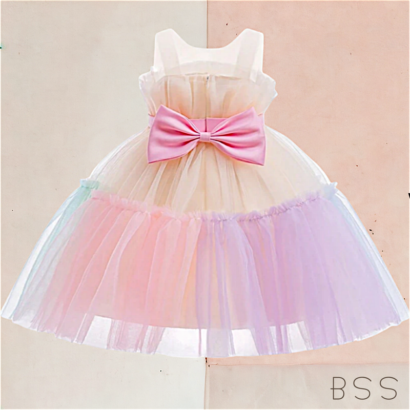 Vestido Infantil Festa Tule Juju