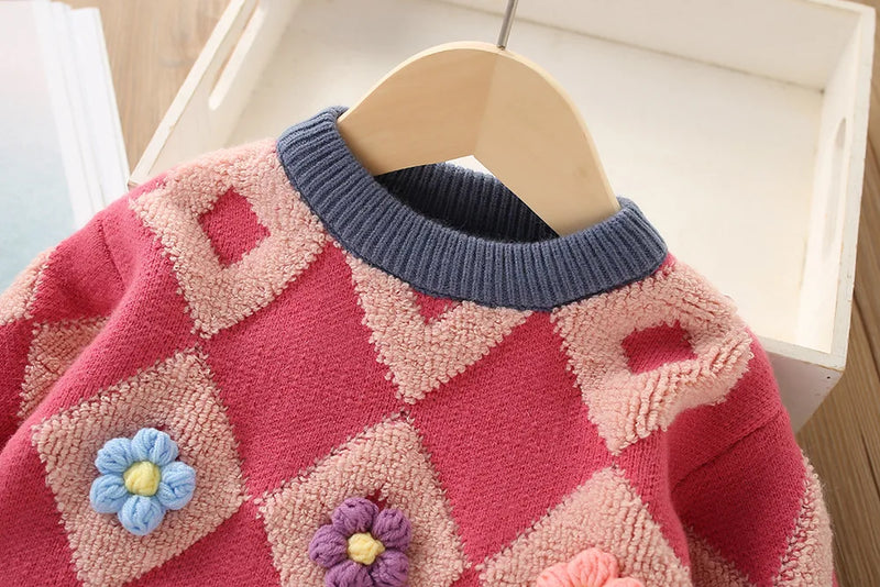 Conjunto Infantil Tricot Inverno Chloe
