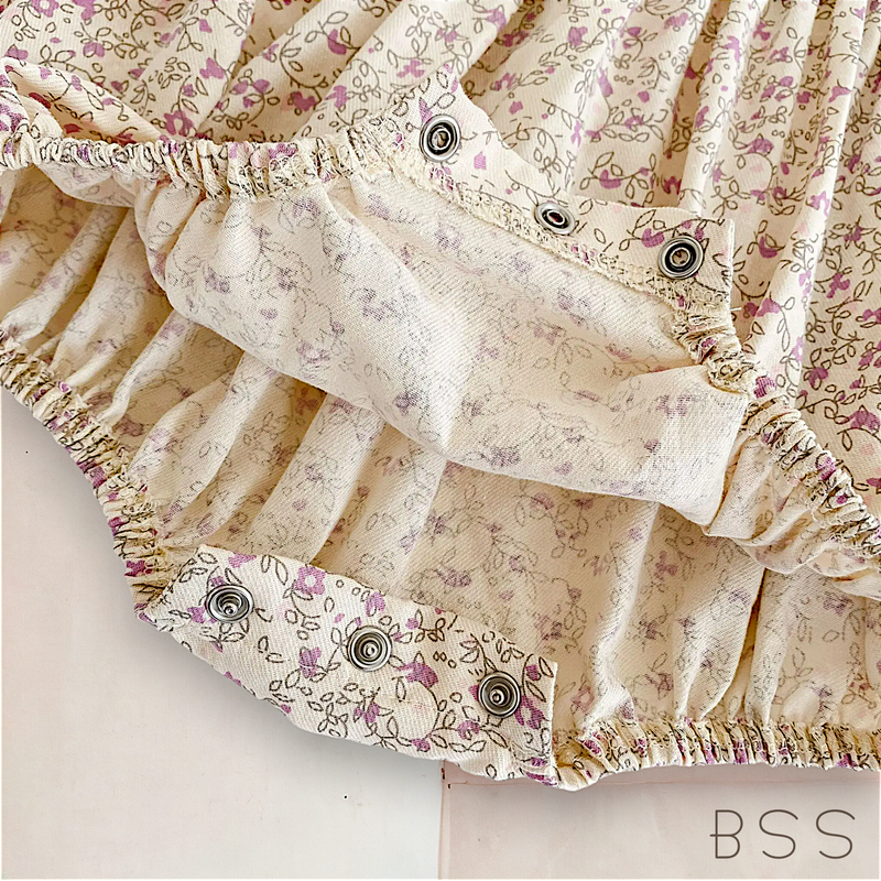 Romper Verão Floral  Casinha de Abelhas
