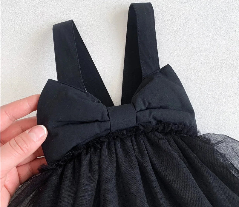 Romper Verão com Saia de Tule e Laço
