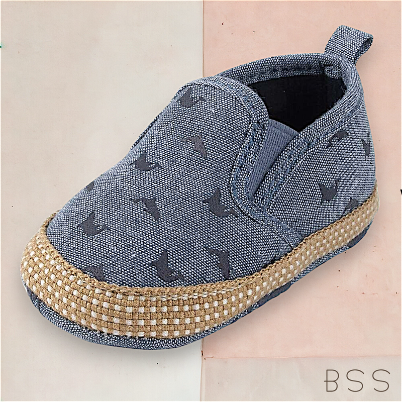 Mocassim Infantil Bebê Denin