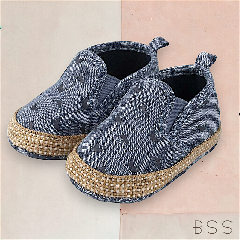 Mocassim Infantil Bebê Denin
